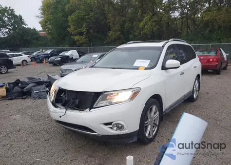2013 Nissan Pathfinder Platinum from USA, damaged, VIN 5N1AR2MN7DC673282